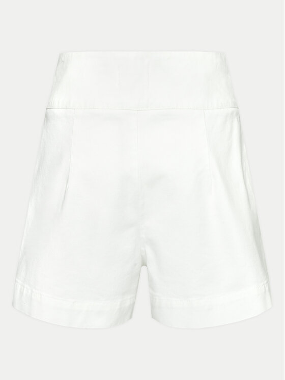 MVP Wardrobe MVP Wardrobe Szorty materiałowe MVPE4SJ127.BXXXXXX Biały Classic Fit