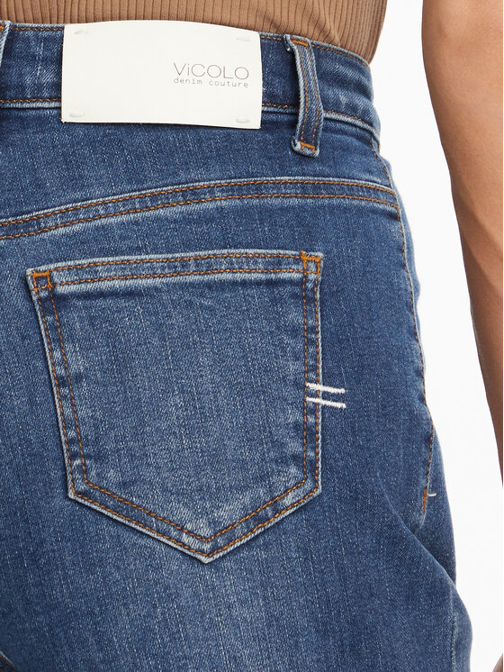 ViCOLO ViCOLO Τζιν DD5078 Μπλε Wide Leg