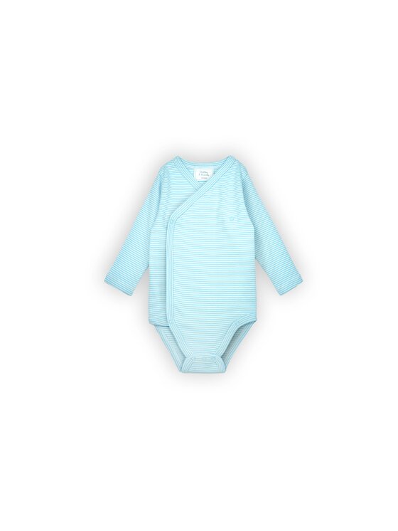 Stellou & friends Stellou & friends Komplet body dziecięcych Long Sleeve CROSS-BODY Niebieski