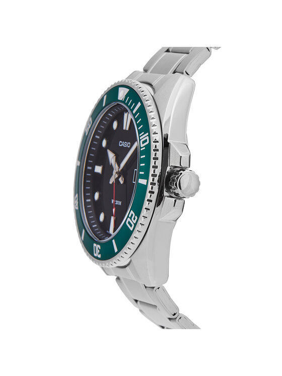 Casio Casio Zegarek MDV-107D-3AVEF Zielony