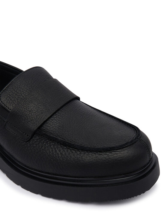 Calvin Klein Calvin Klein Loafersy Combat Ess Loafer Tu Lth HM0HM02347 Černá