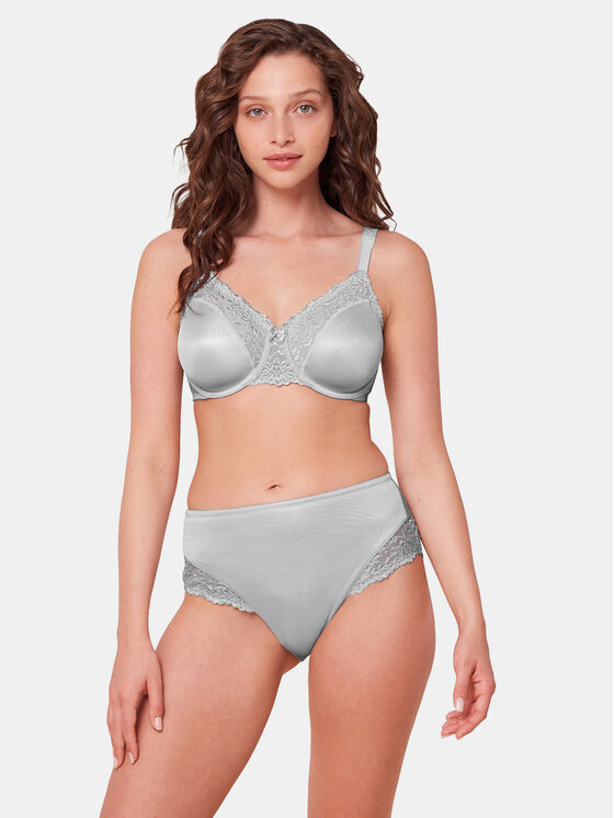 Triumph Triumph Figi klasyczne z wysokim stanem Ladyform Soft Maxi 10210671 Szary