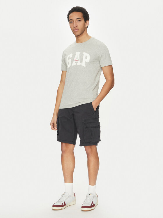 Gap Gap Šortky z materiálu 880822-02 Černá Relaxed Fit