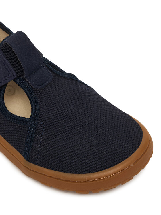 Froddo Froddo Kapcie Barefoot Canvas T-Bar G1700439 S Granatowy
