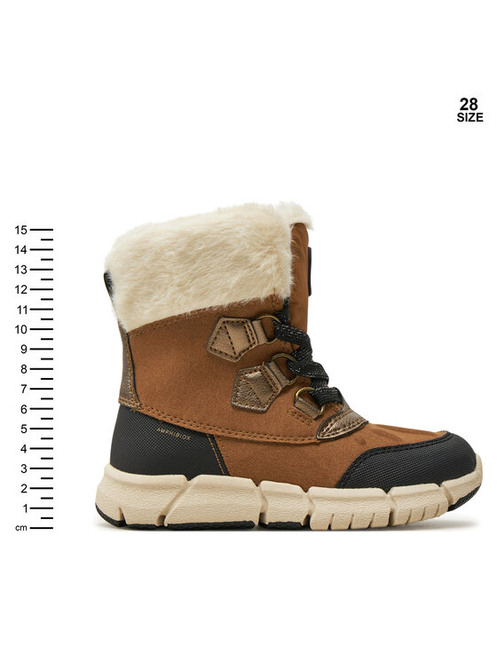 Geox Geox Čizme za snijeg J Flexyper Girl B Ab J46APA 0AU50 C6175 M Smeđa