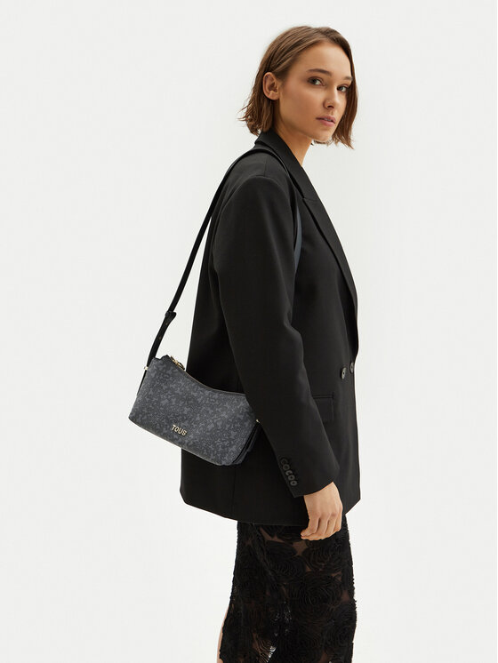 TOUS TOUS Handtasche Kaos Mini Lines 2002183248 Grau