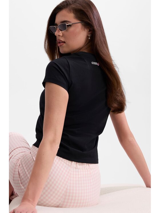 Guess Guess T-shirt 182690 Nero Classic Fit