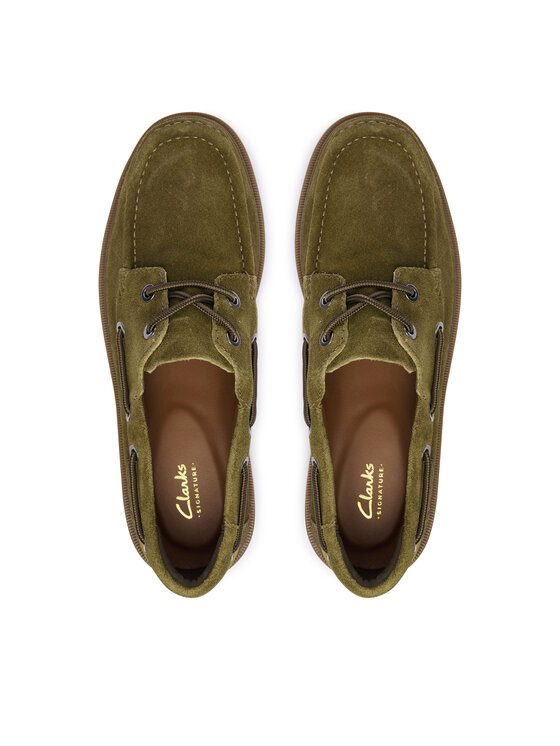 Clarks Clarks Туфлі Cleyhill Boat 26327952 Зелений