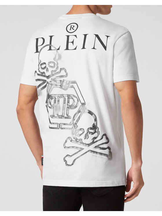PHILIPP PLEIN PHILIPP PLEIN Tričko 989 Biela Regular Fit