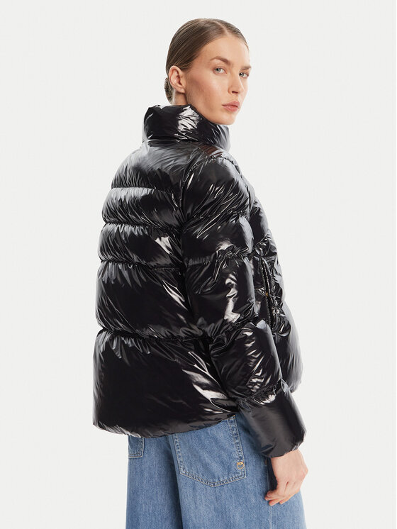PINKO PINKO Μπουφάν χειμωνιάτικο Caban 101598 A2P7 Μαύρο Regular Fit