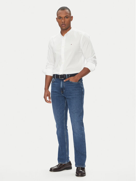 Tommy Hilfiger Tommy Hilfiger Marškiniai MW0MW39966 Balta Regular Fit