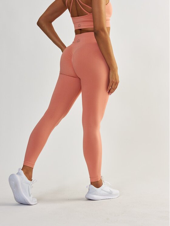 BeShaped BeShaped Legginsy Modelujące - Gym Queen Koralowy Shaping Fit