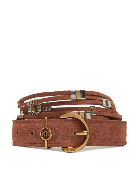 Curea de Damă PINKO Promethea H3 20251 PLT01 104803 A2GK Maro