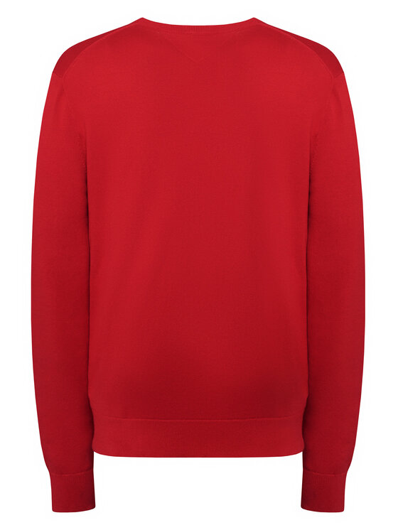 Tommy Hilfiger Tommy Hilfiger Svetr Essential Ssnl MW0MW39999 Červená Regular Fit