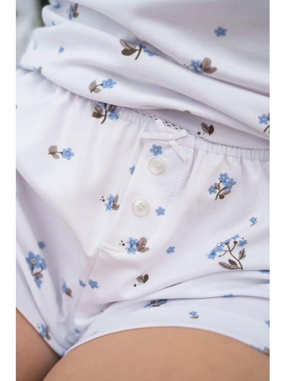 White pocket White pocket Piżama na ramiączkach Biały Regular Fit