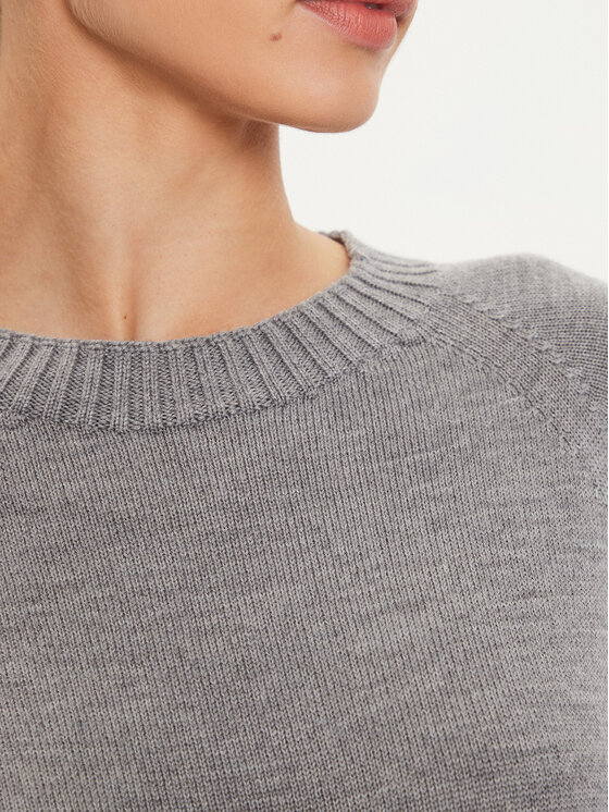 Max Mara Leisure Max Mara Leisure Džemperis Salvia 2426366158 Pelēks Relaxed Fit