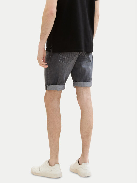 Tom Tailor Tom Tailor Дънкови шорти 1040194 Сив Regular Fit
