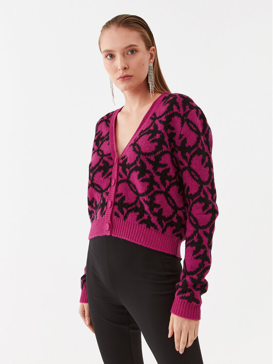 PINKO Pinko Kardigán Pony 101576 A11F Színes Relaxed Fit