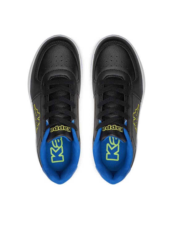 Kappa Kappa Sneakersy Logo Malone Kid 371K1IW Čierna