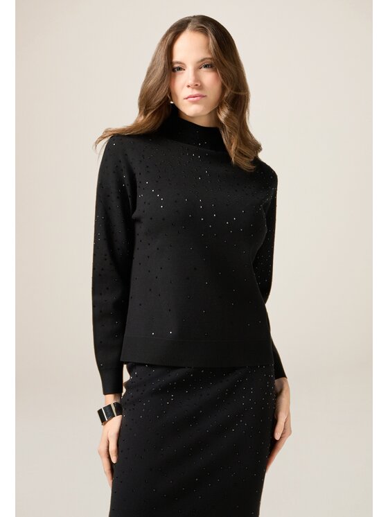 Oltre Oltre Maglione M382J005126N033 Nero Regular Fit