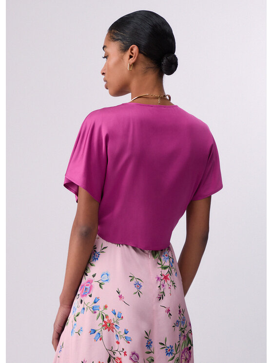 Liu Jo Liu Jo Top CA6306T522AP9632 Różowy Regular Fit