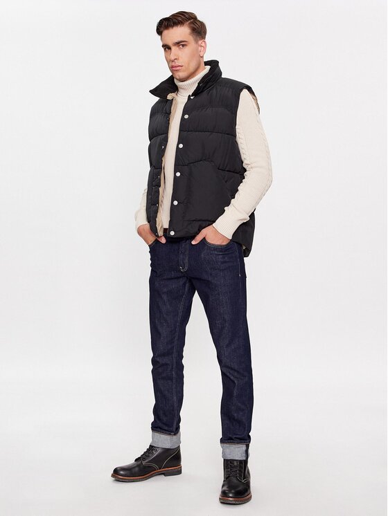 Jack&Jones Jack&Jones Prsluk 12246676 Crna Regular Fit
