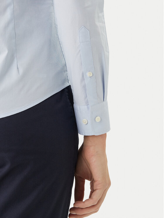 Gant Gant Koszula 4300486 Błękitny Slim Fit