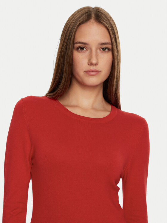 Brave Soul Brave Soul Pullover LK-248HOLLYRD Rot Regular Fit