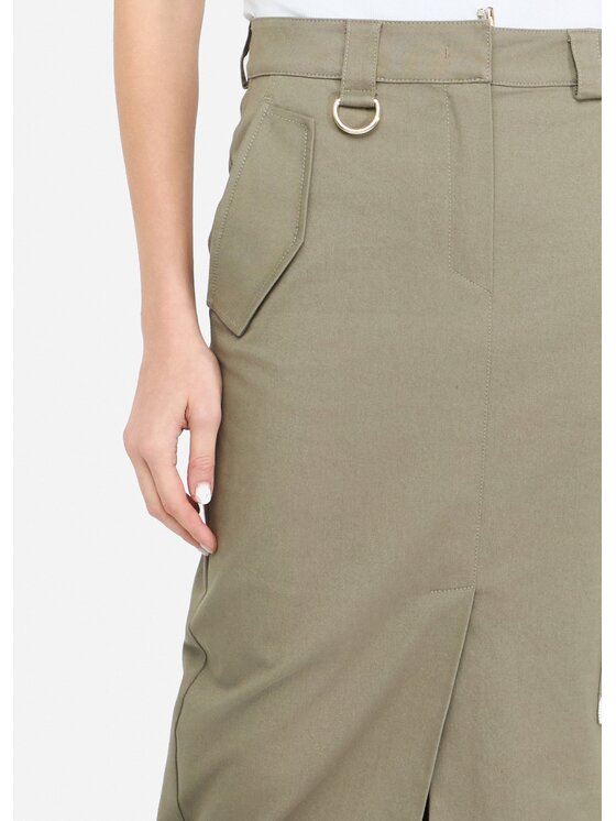 Liu Jo Liu Jo Gonna midi CF5349T026AX0707 Verde Regular Fit