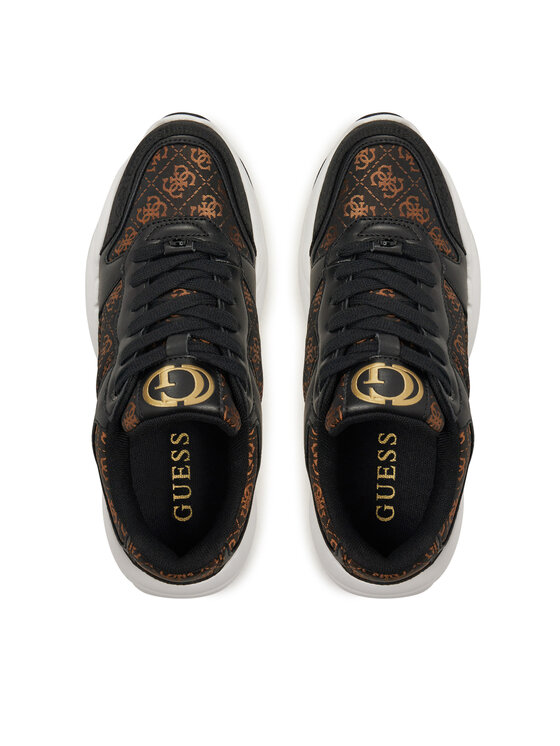 Guess Guess Αθλητικά Samnie FLFSAM FAL12 Μαύρο