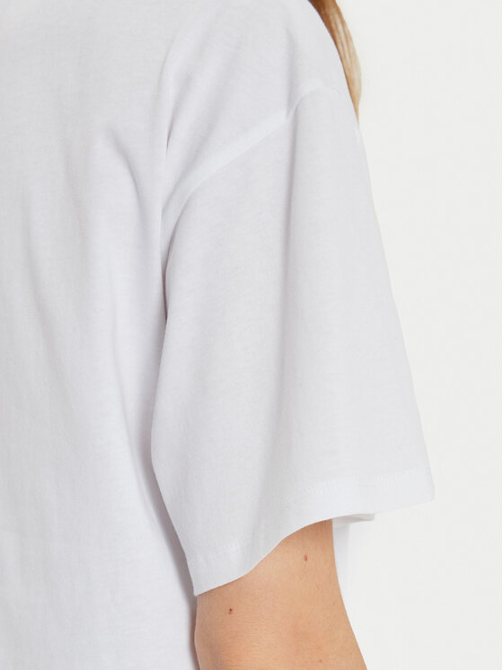 TWINSET TWINSET Marškinėliai 242TP2521 Balta Loose Fit