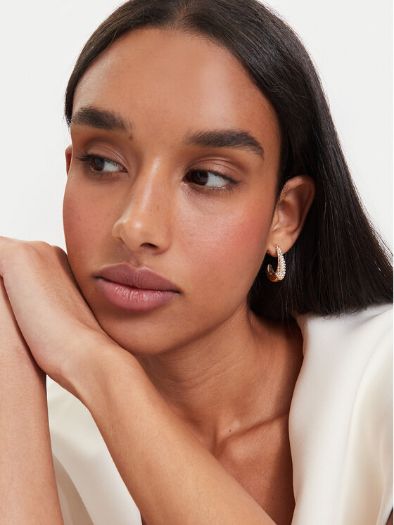 Guess Guess Kolczyki JUBE06 429JW Złoty
