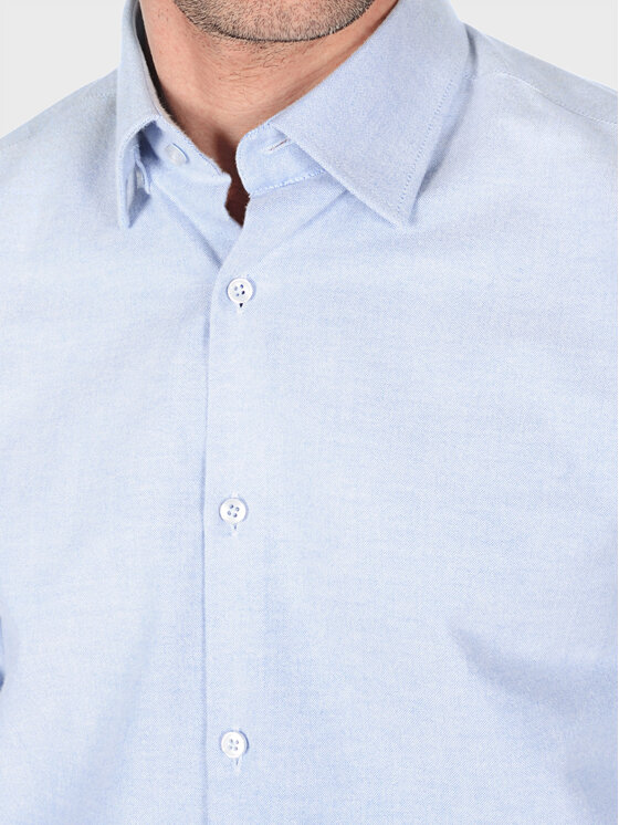 Evenemen Evenemen Koszula dzianinowa ORTA Niebieski Slim Fit