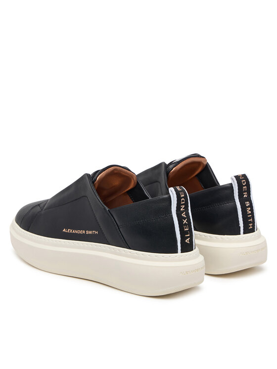 Alexander Smith Alexander Smith Снікерcи Wembley Slip-On ASBEWLW-1203 Чорний