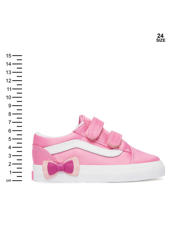 Vans Vans Sneakersy Old Skool V Bow VN000E9WFRQ1 Różowy