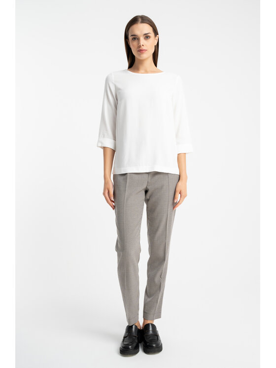 CLICK CLICK Μπλουζάκι 10-6937 Λευκό Straight Fit