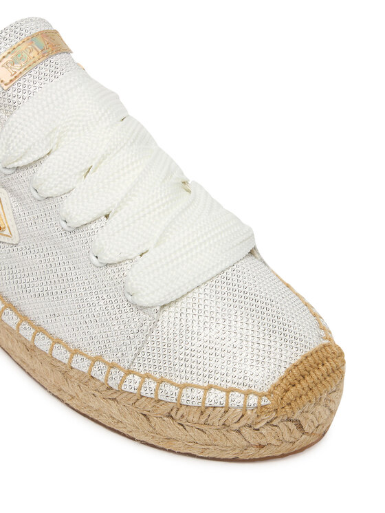 REPLAY REPLAY Espadryle GWF22 .000.C0093S Biały