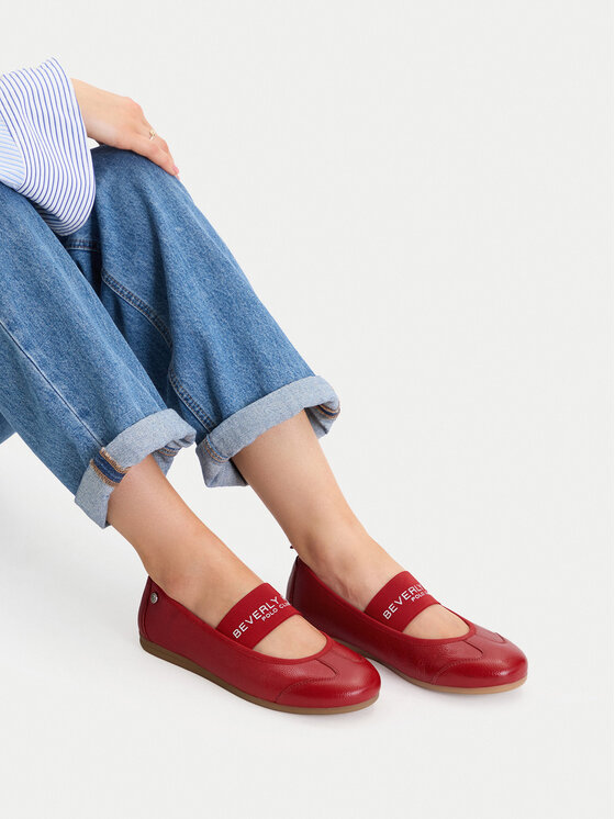 Beverly Hills Polo Club Beverly Hills Polo Club Ballerinas EO-WI16-ELENA-01 Rot