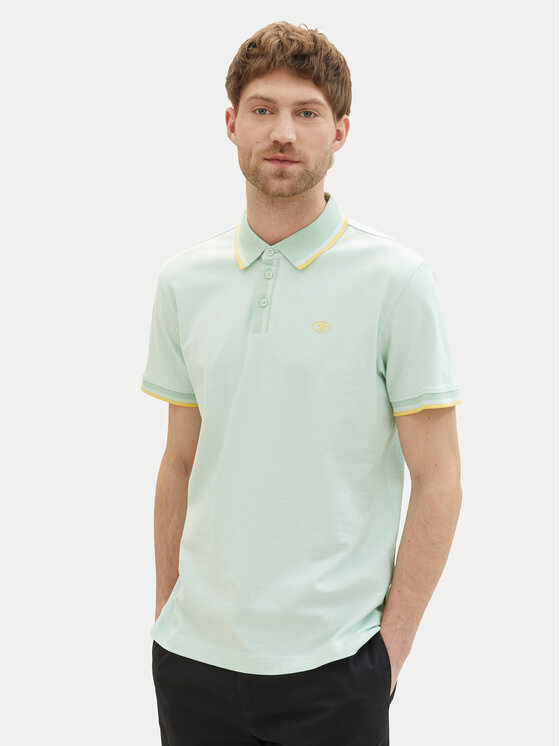 Tom Tailor Tom Tailor Polo marškinėliai 1040822 Žalia Regular Fit