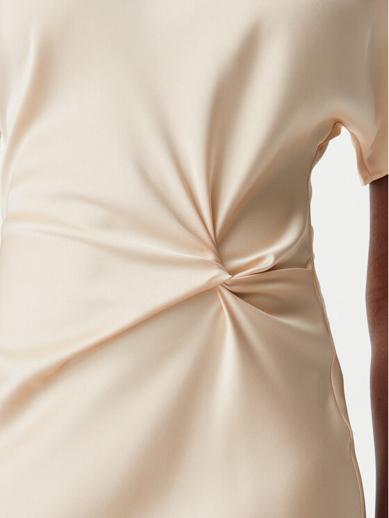 Rinascimento Rinascimento Večerní šaty CFC0122932003 Béžová Regular Fit