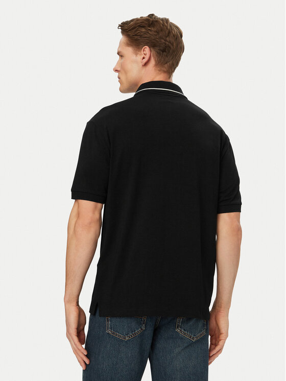 Armani Exchange Armani Exchange Polo XM001557 AF10363 UC001 Melns Regular Fit