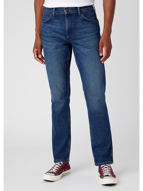 Jeansy Wrangler, Rozmiar W31/L30, Niebieskie, GREENSBORO