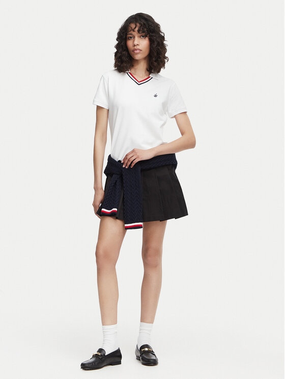 Beverly Hills Polo Club Beverly Hills Polo Club Polo P-SS26W-P2217 Biały Regular Fit