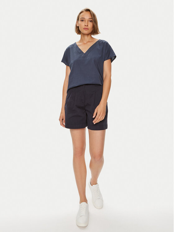 Mustang Mustang T-krekls Elsberry 1015086 Tumši zils Relaxed Fit
