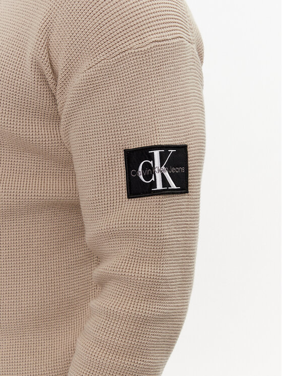 Calvin Klein Jeans Calvin Klein Jeans Пуловер J30J323986 Екрю Regular Fit