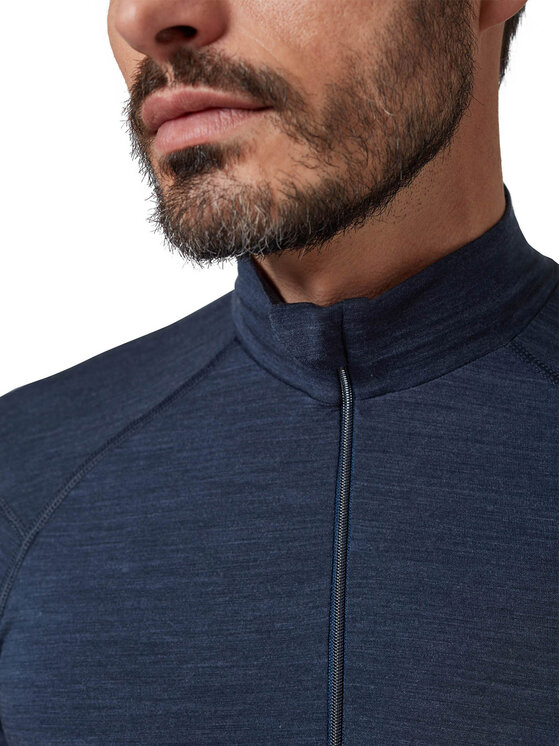 Huber Huber T-Shirt 112004 Granatowy Slim Fit