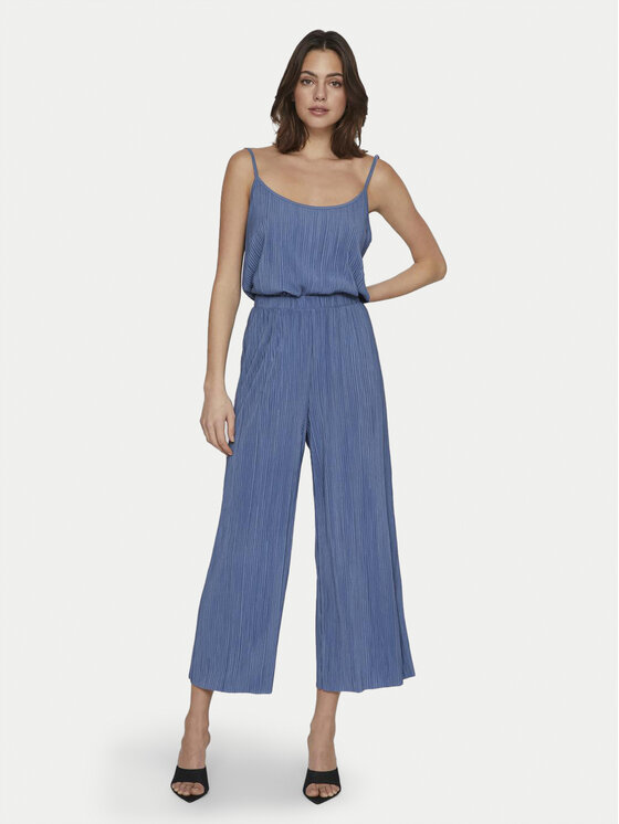 Vila Vila Top Plisa 14096337 Modrá Relaxed Fit