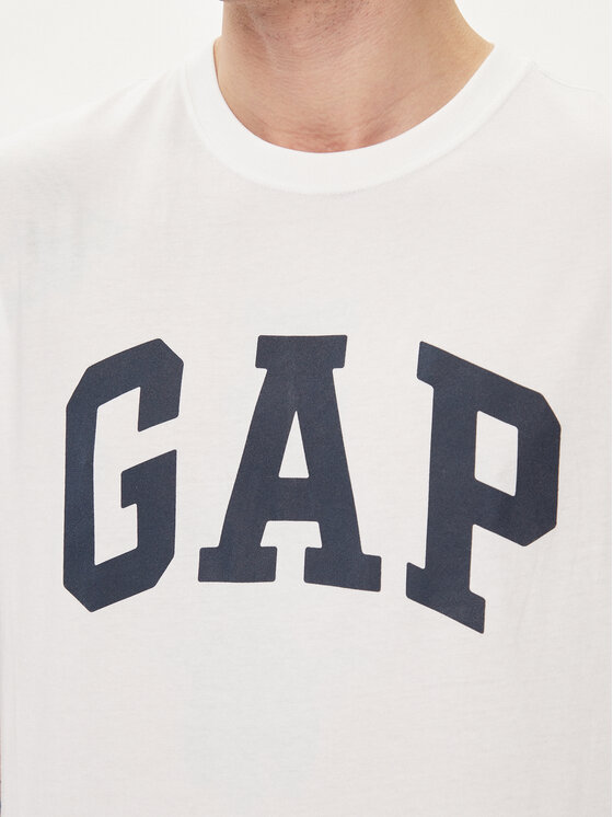 Gap Gap T-Shirt 856659-03 Biały Regular Fit