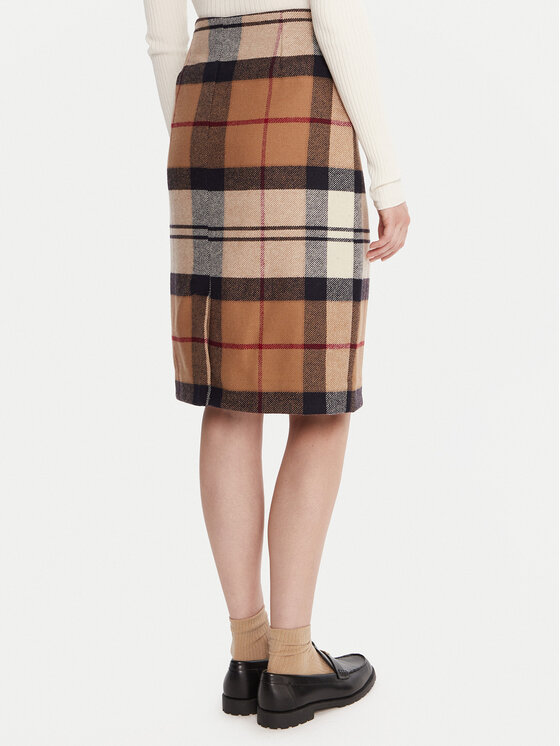 Barbour Barbour Mini suknja Rosa LSK0064BR37 Bež Regular Fit