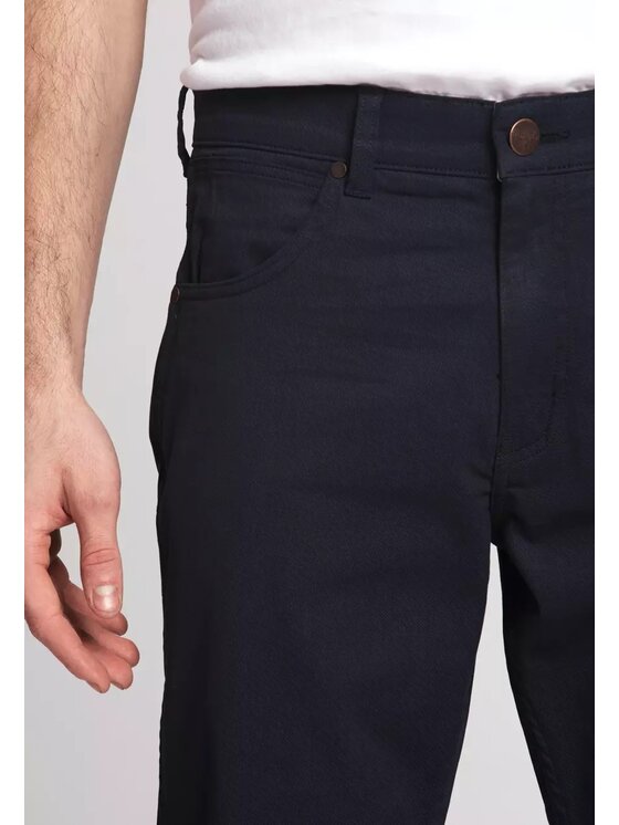 Wrangler Wrangler Pantaloni di tessuto GREENSBORO Blu Straight Fit